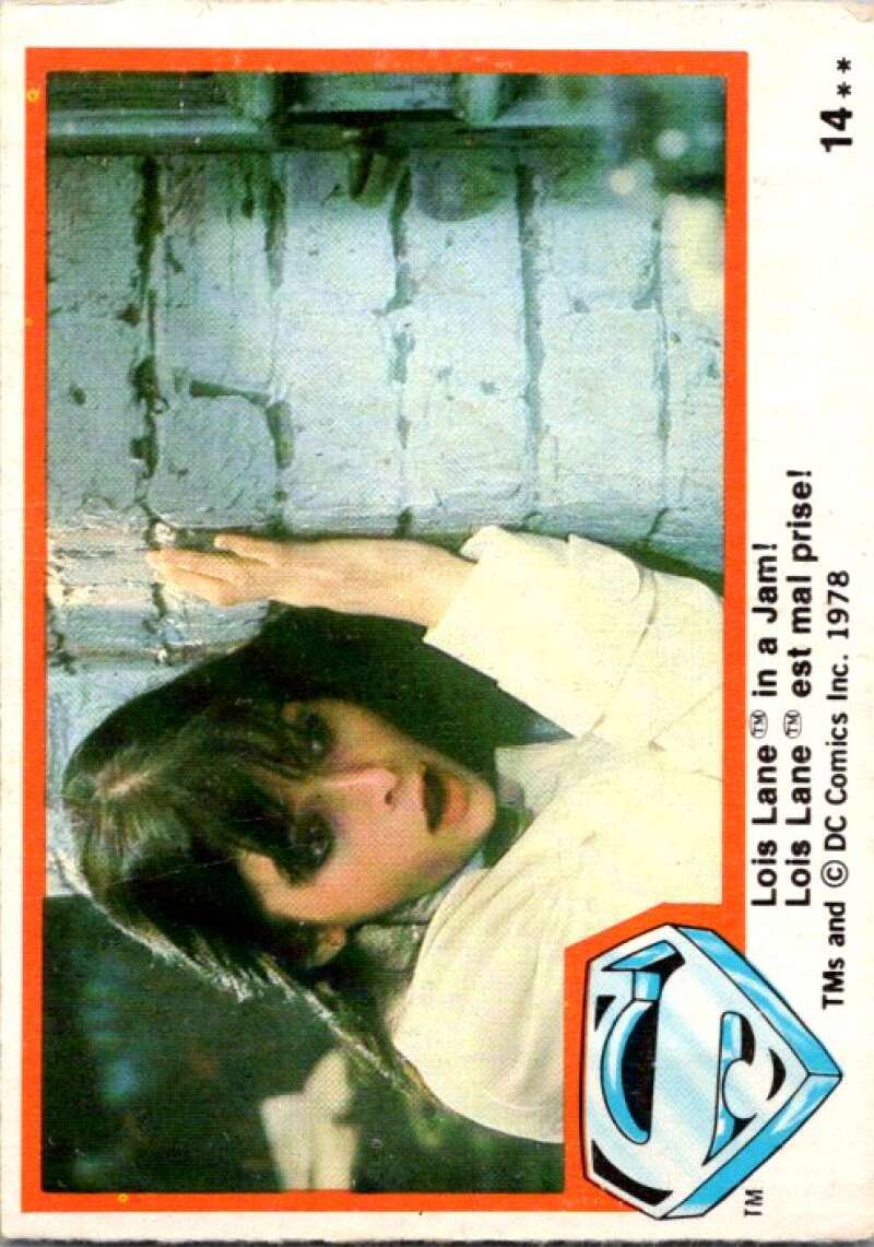 1978 OPC Superman #14 Lois Lane In a Jam! V51678 Image 1
