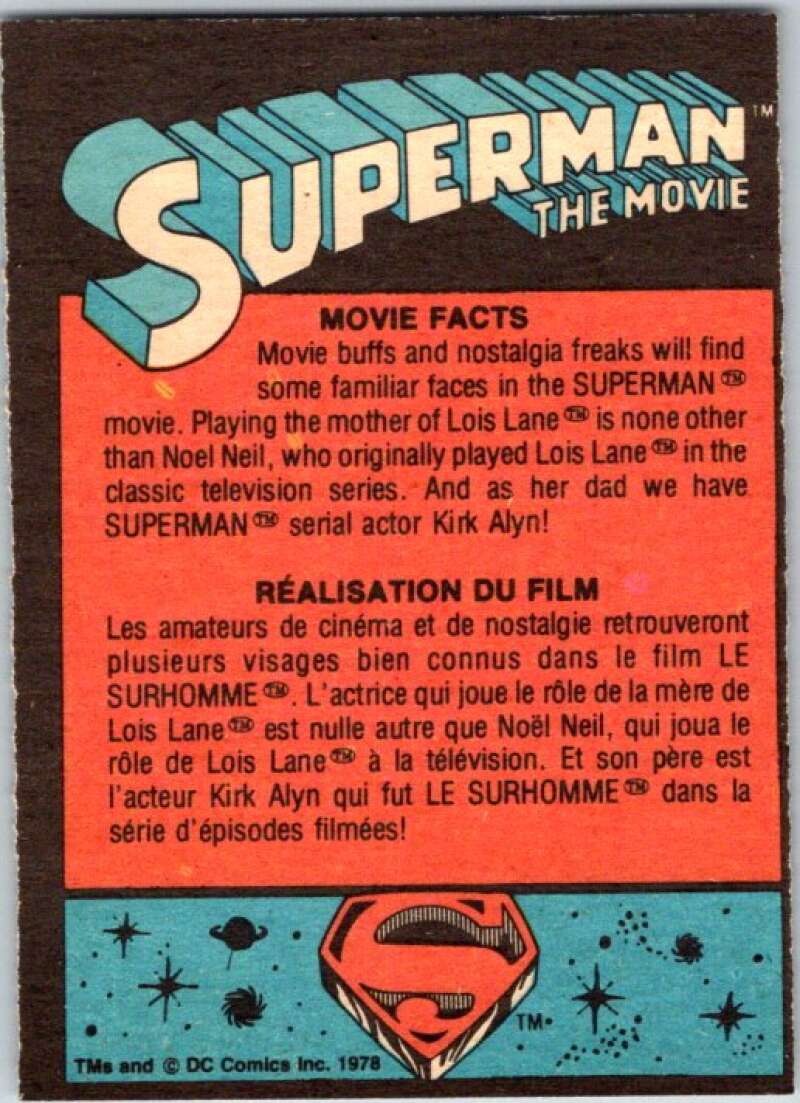 1978 OPC Superman #16 Arch Criminals On Trial V51687 Image 2