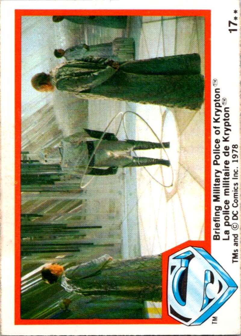 1978 OPC Superman #17 Briefing Military Police Krypton V51691 Image 1