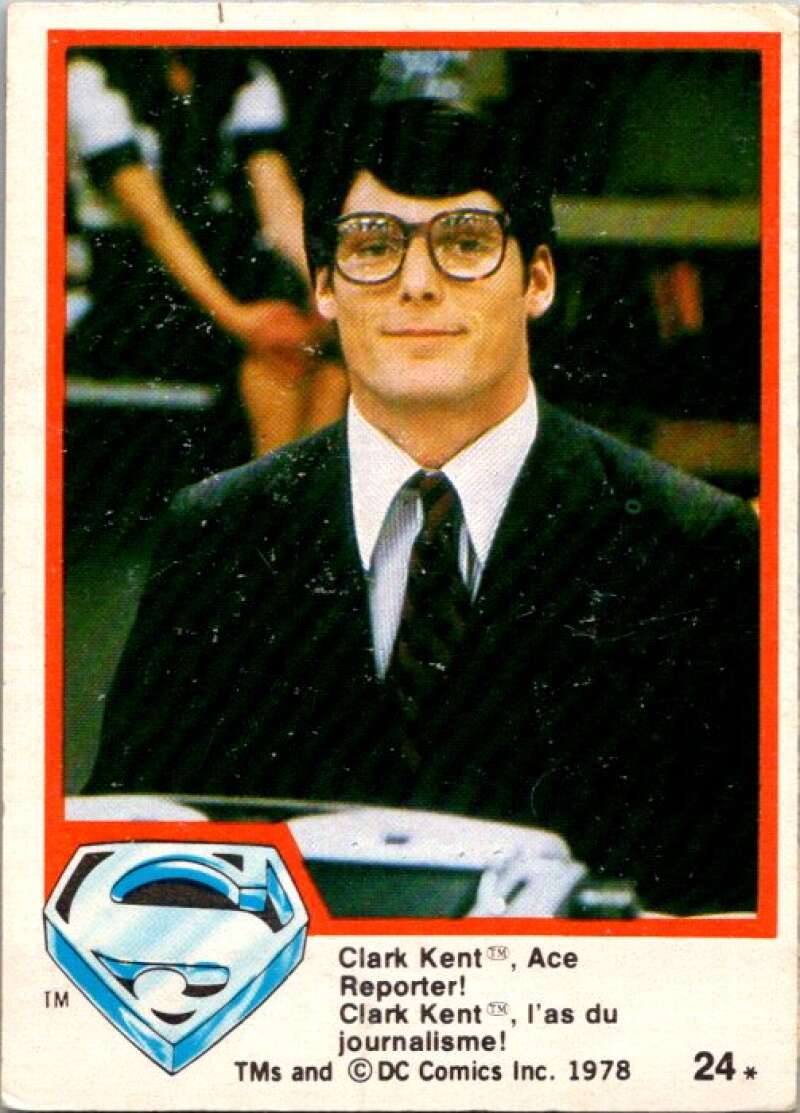 1978 OPC Superman #24 Clark Kent/Ace Reporter! V51725 Image 1
