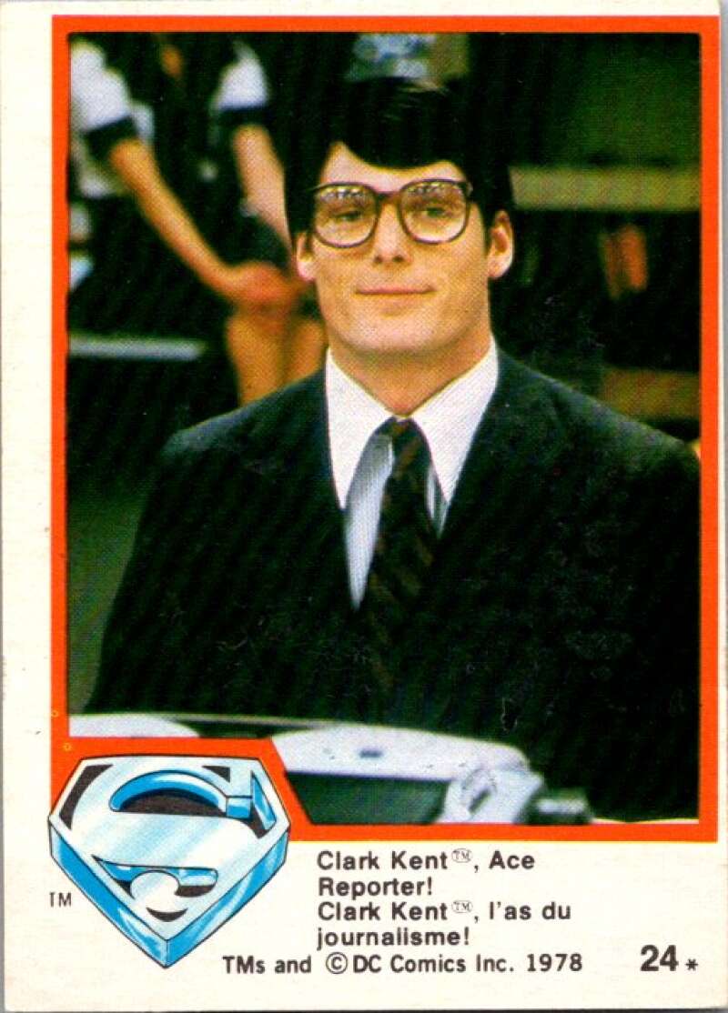 1978 OPC Superman #24 Clark Kent/Ace Reporter! V51729 Image 1
