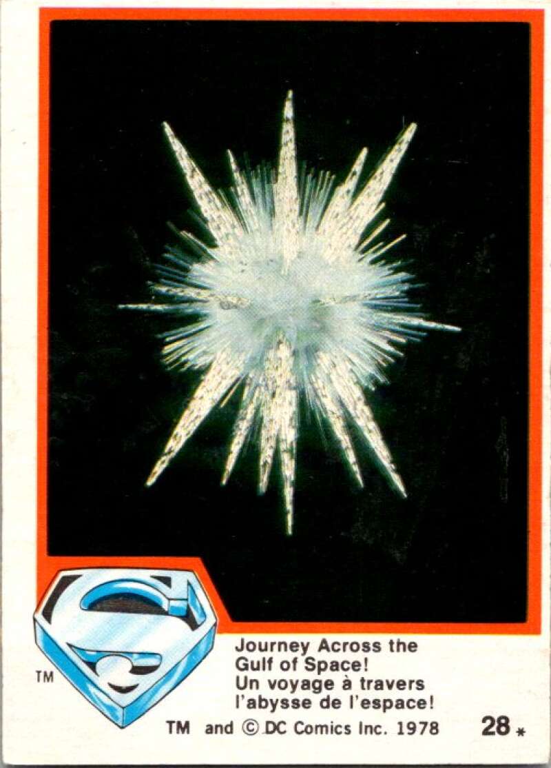1978 OPC Superman #28 Journey Across the Gulf of Space! V51754 Image 1