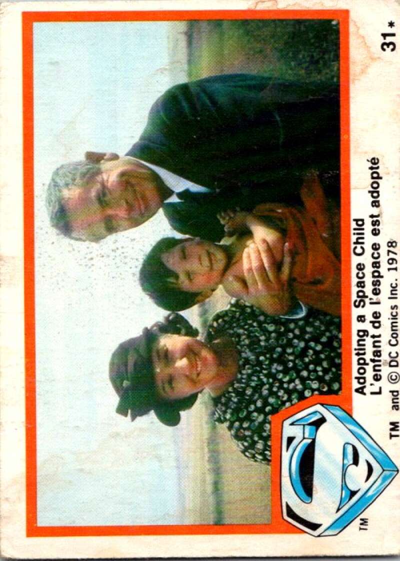 1978 OPC Superman #31 Adopting a Space Child V51765 Image 1