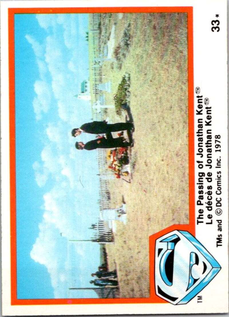 1978 OPC Superman #33 The Passing of Jonathan Kent V51773 Image 1