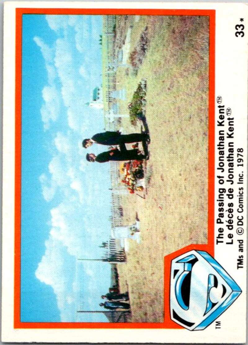 1978 OPC Superman #33 The Passing of Jonathan Kent V51774 Image 1