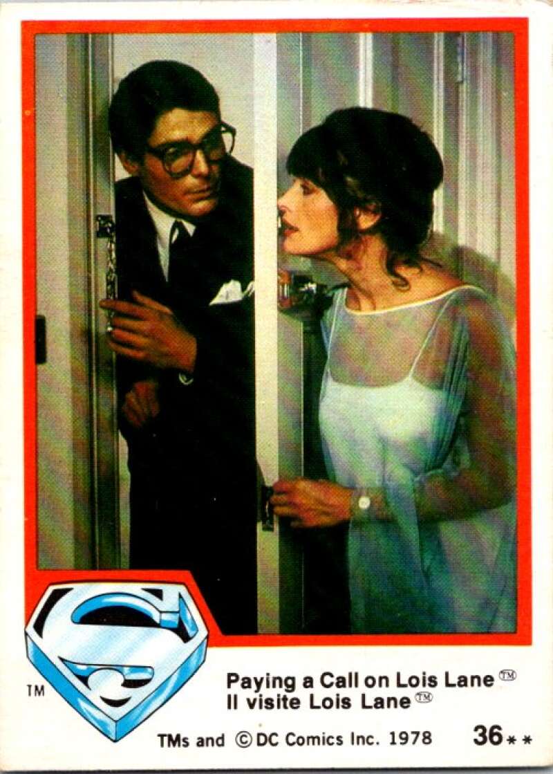 1978 OPC Superman #36 Paying a Call on Lois Lane V51793 Image 1
