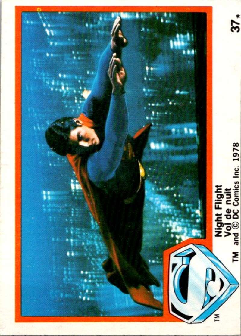1978 OPC Superman #37 Night Flight V51797 Image 1
