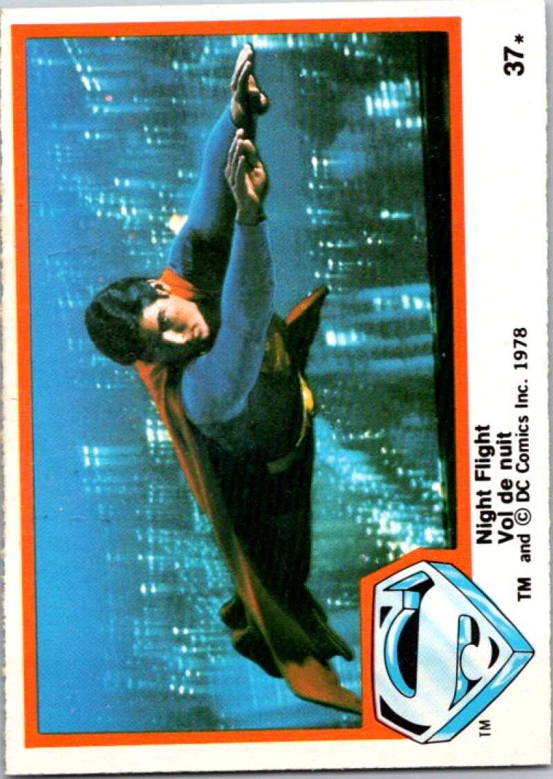 1978 OPC Superman #37 Night Flight V51798 Image 1