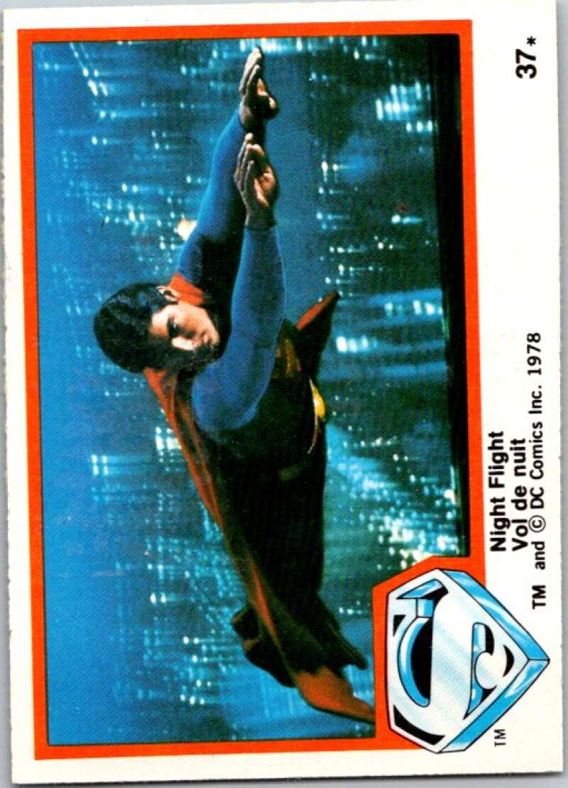 1978 OPC Superman #37 Night Flight V51799 Image 1