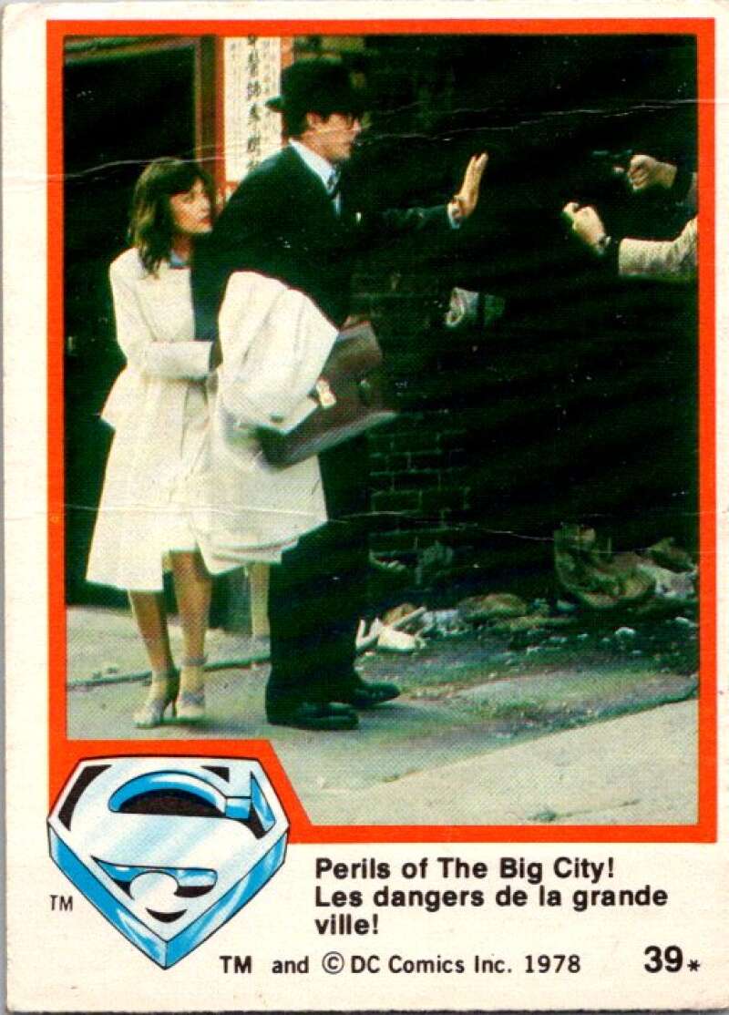 1978 OPC Superman #39 Perils of The Big City! V51805 Image 1