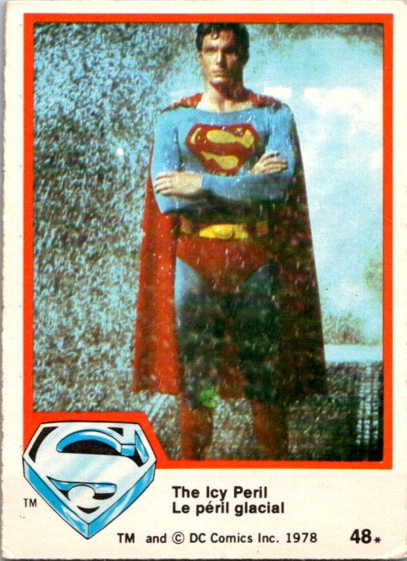 1978 OPC Superman #48 The Icy Peril V51849 Image 1