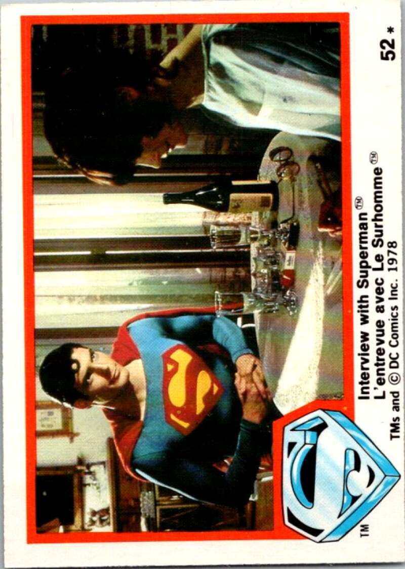 1978 OPC Superman #52 Interview with Superman V51867 Image 1