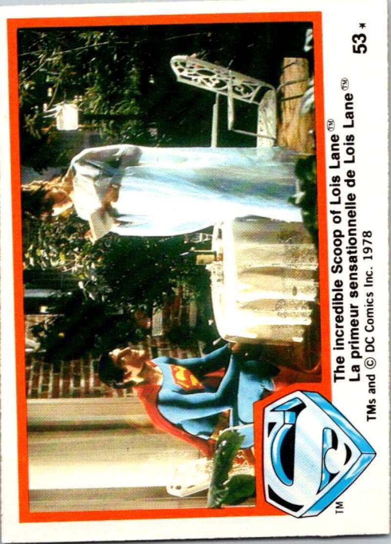1984 OPC Superman #53 The incredible Scoop of Lois V51875 Image 1