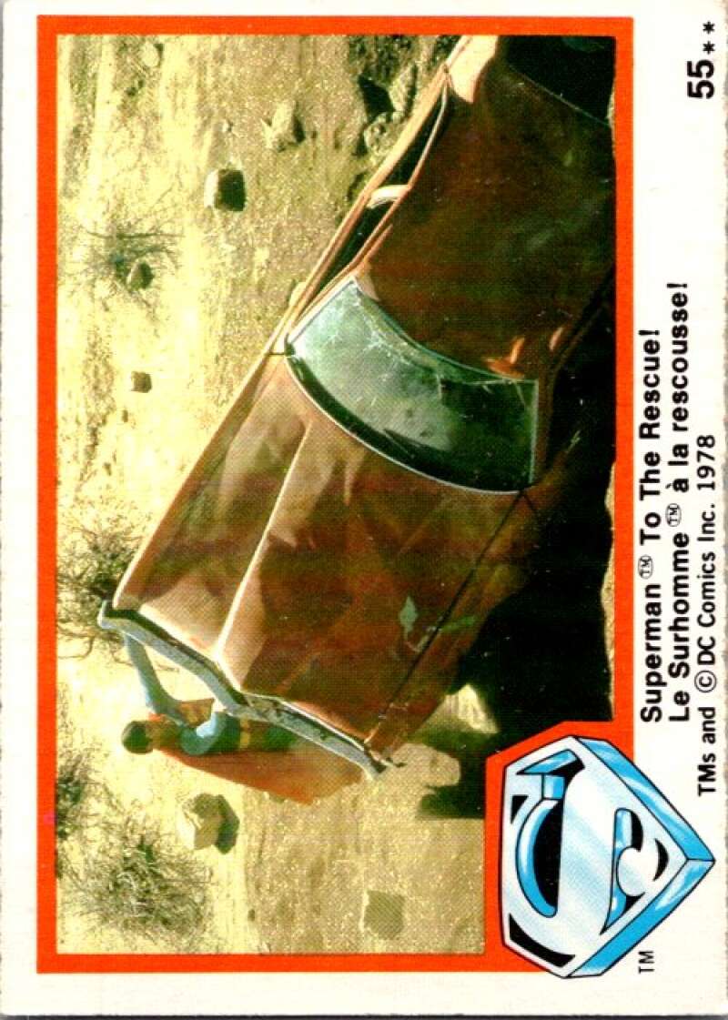1978 OPC Superman #55 Superman To The Rescue! V51880 Image 1