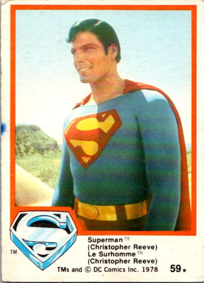 1978 OPC Superman #59 Superman Christopher Reeve V51902 Image 1