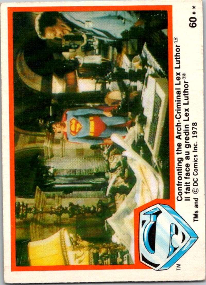 1978 OPC Superman #60 Confronting the Criminal Lex Luthor V51906 Image 1