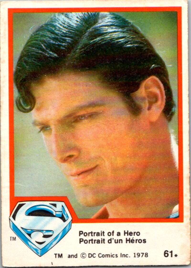1978 OPC Superman #61 Portrait of a Hero V51910 Image 1