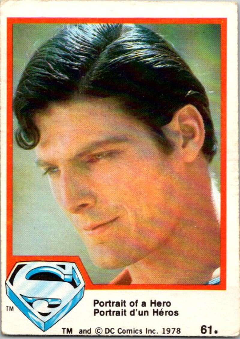 1978 OPC Superman #61 Portrait of a Hero V51911 Image 1