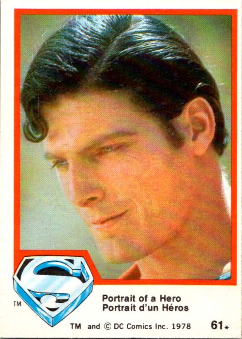 1978 OPC Superman #61 Portrait of a Hero V51912 Image 1