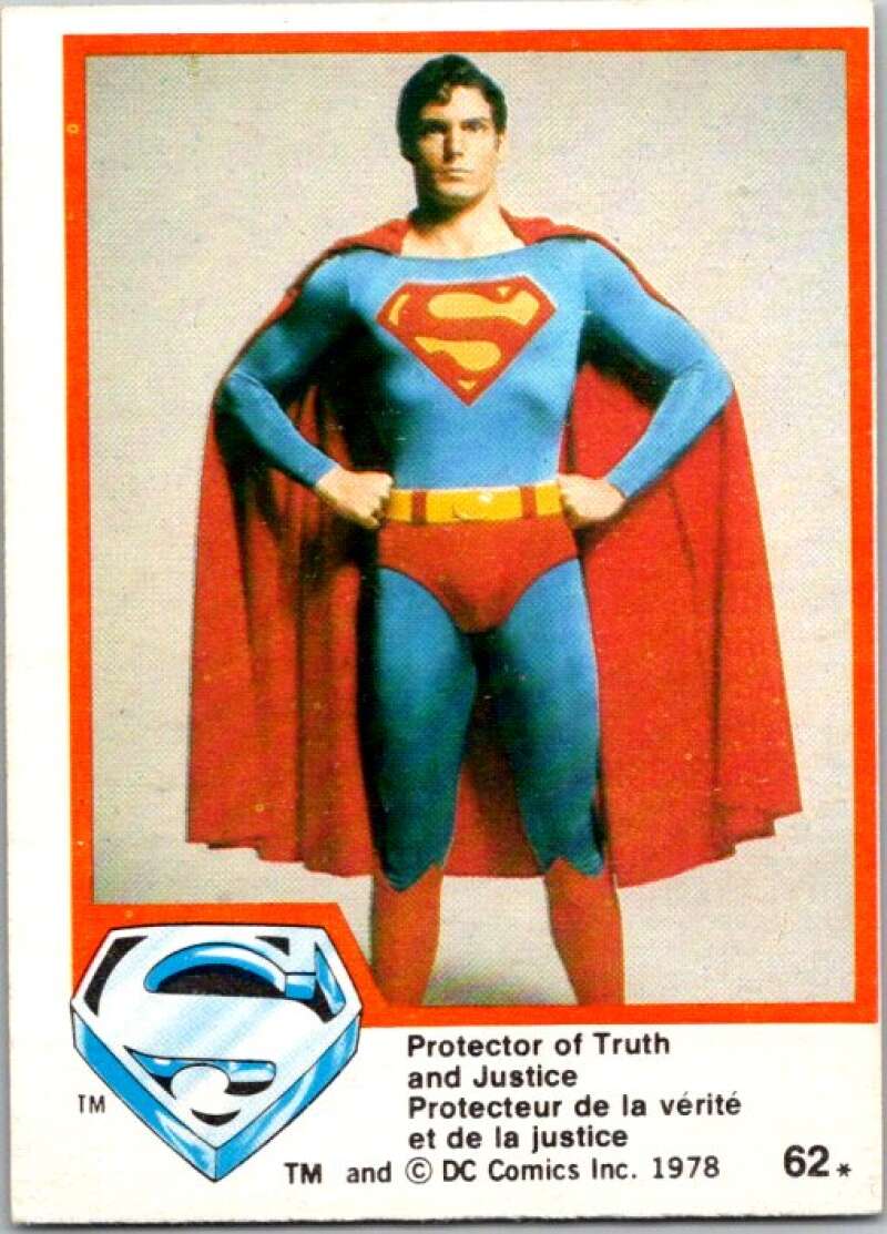 1978 OPC Superman #62 Protector of Truth and Justice V51916 Image 1
