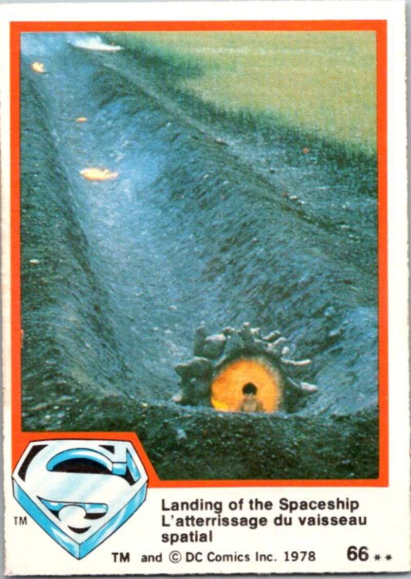 1978 OPC Superman #66 Landing of the Spaceship V51931 Image 1