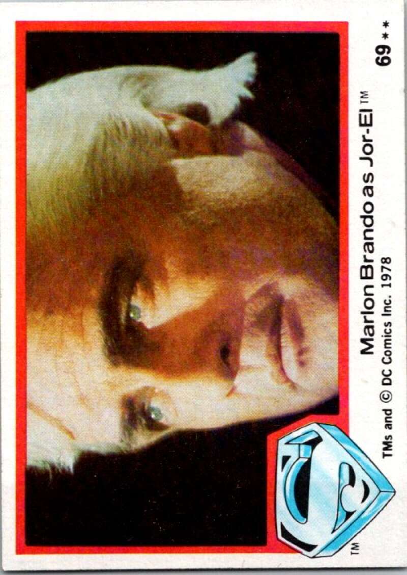 1978 Topps Superman #69 Marlon Brando as Jor-El V51942 Image 1