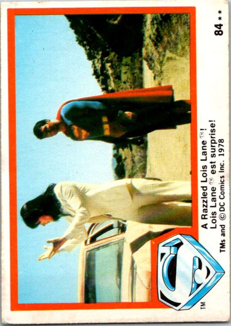 1978 OPC Superman #84 A Razzled Lois Lane! V52008 Image 1