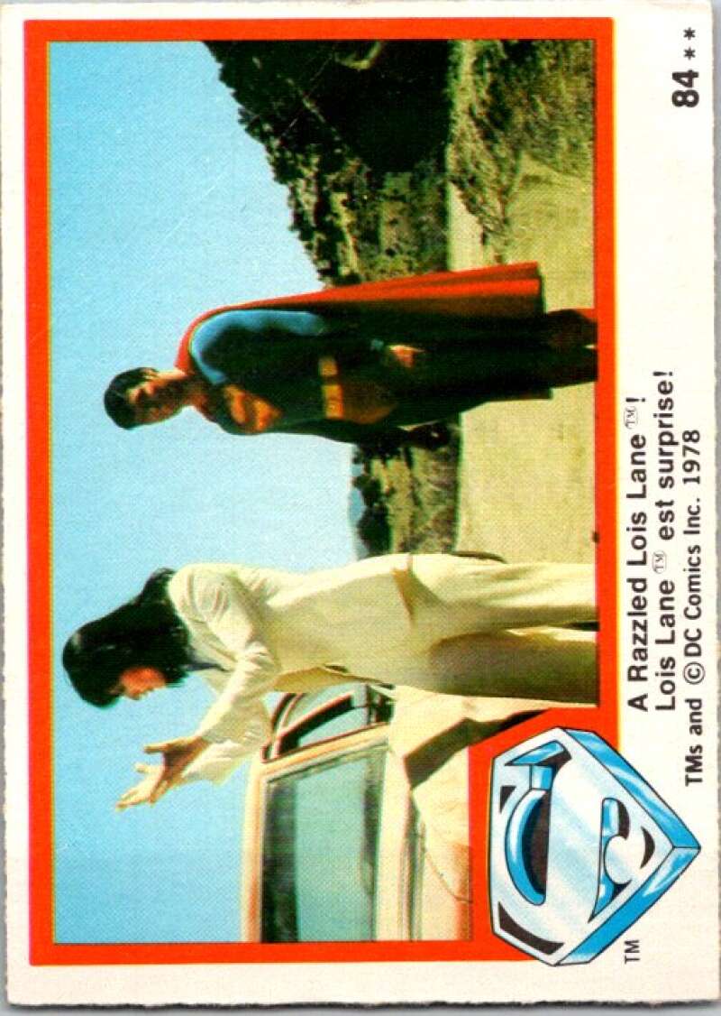 1978 OPC Superman #84 A Razzled Lois Lane! V52010 Image 1