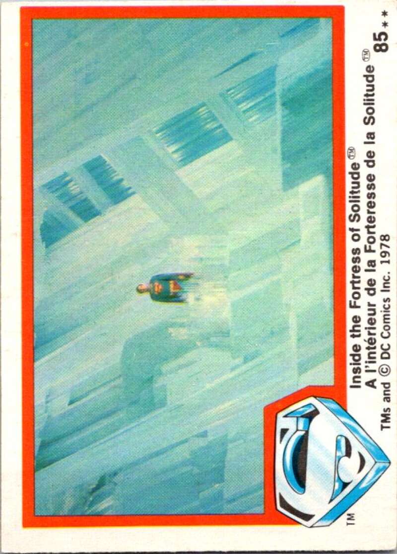 1978 OPC Superman #85 Inside the Fortress of Solitude V52011 Image 1