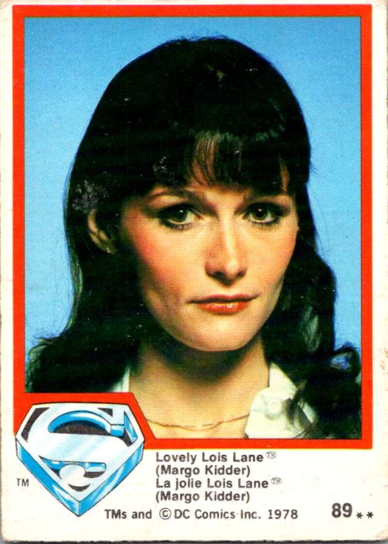1978 OPC Superman #89 Lovely Lois Lane Margo Kidder V52027 Image 1
