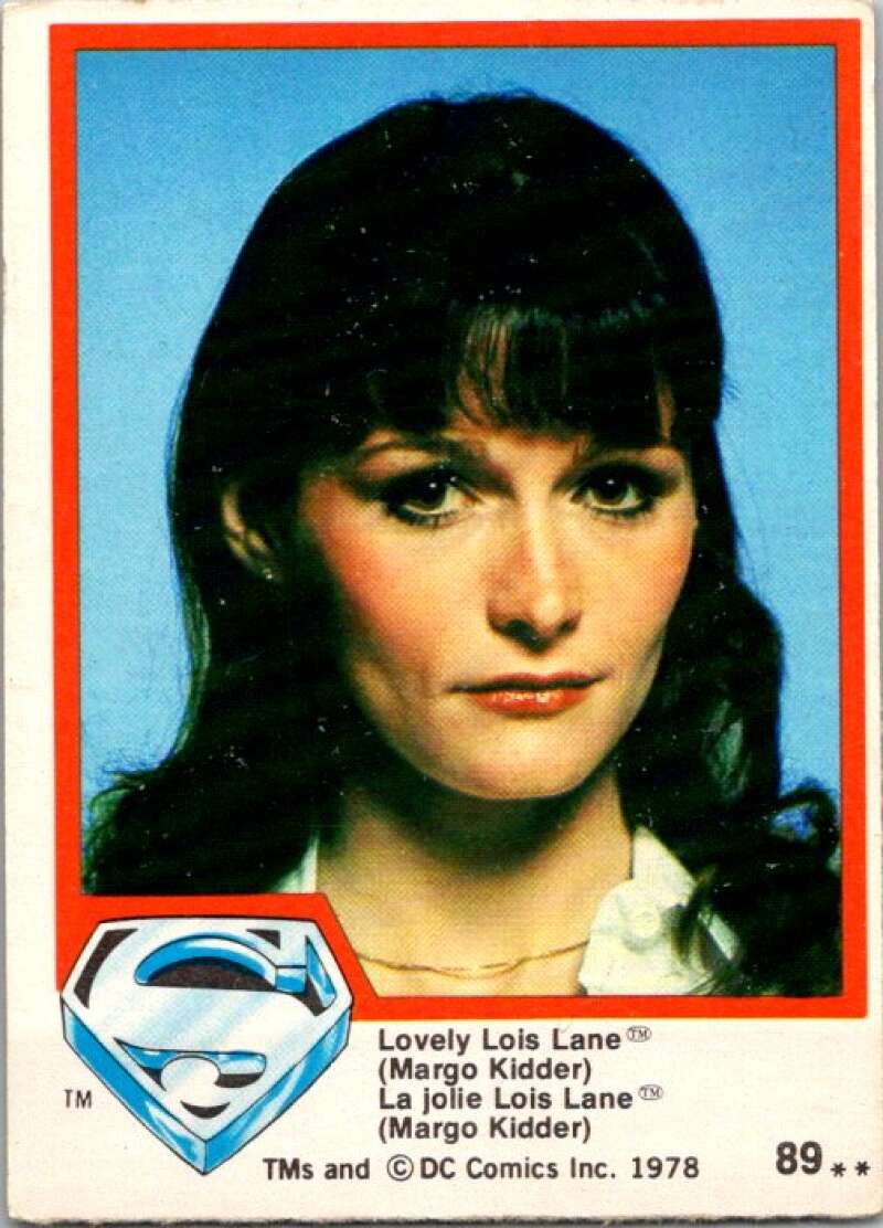 1978 OPC Superman #89 Lovely Lois Lane Margo Kidder V52029 Image 1