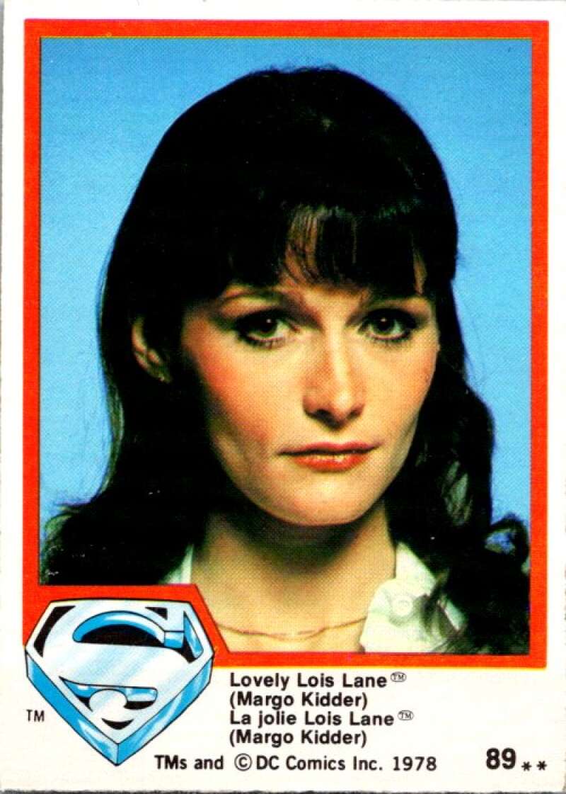 1978 OPC Superman #89 Lovely Lois Lane Margo Kidder V52031 Image 1