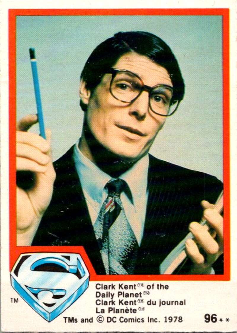 1978 OPC Superman #96 Clark Kent of the Daily Planet V52054 Image 1
