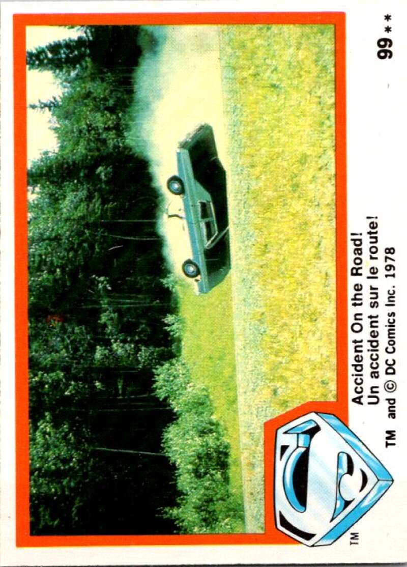 1978 OPC Superman #99 Accident On the Road! V52066 Image 1