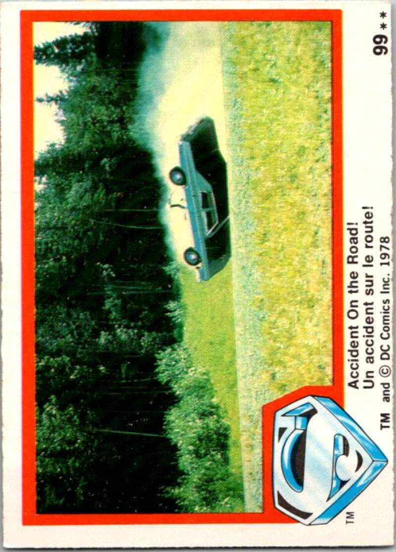 1978 OPC Superman #99 Accident On the Road! V52069 Image 1