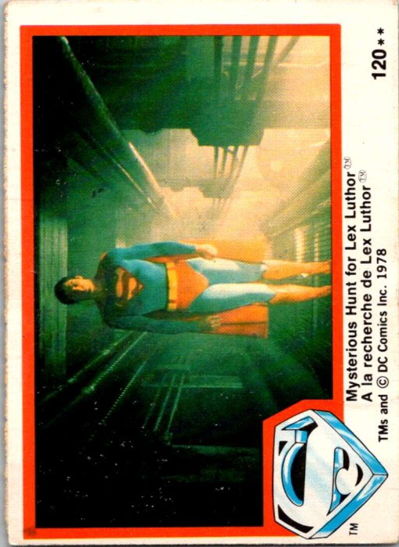 1978 OPC Superman #120 Mysterious Hunt for Lex Luthor V52142 Image 1