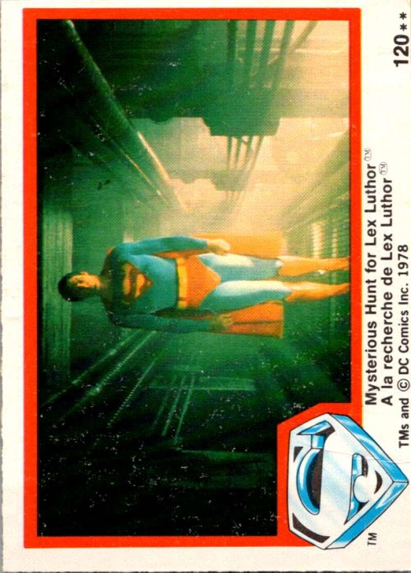 1978 OPC Superman #120 Mysterious Hunt for Lex Luthor V52143 Image 1