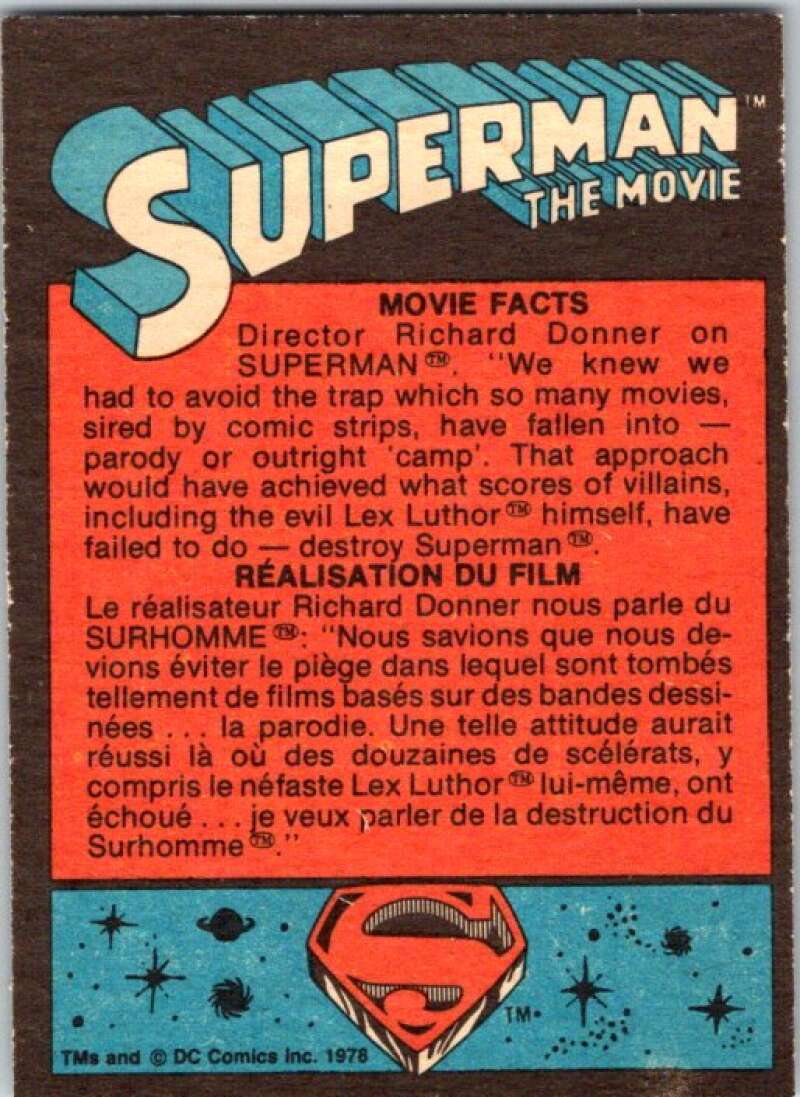 1978 OPC Superman #128 Eve Teschmacher : Dizzy/Devious V52170 Image 2