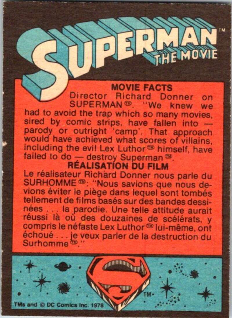 1978 OPC Superman #128 Eve Teschmacher : Dizzy/Devious V52171 Image 2