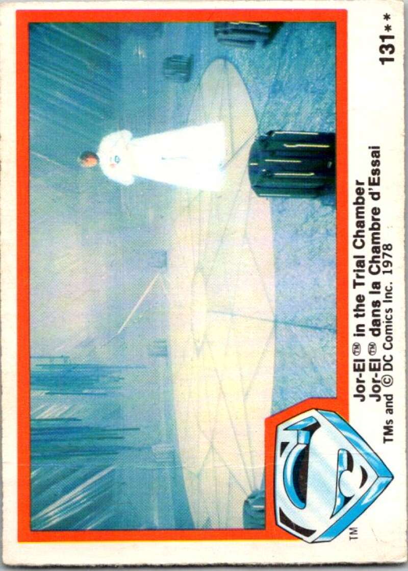 1978 OPC Superman #131 Jor-El in the Trial Chamber V52177 Image 1