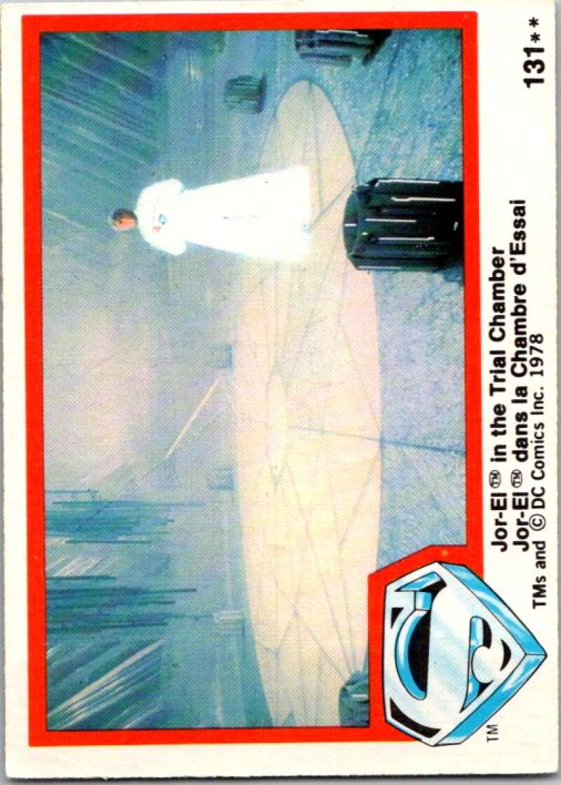 1978 OPC Superman #131 Jor-El in the Trial Chamber V52180 Image 1