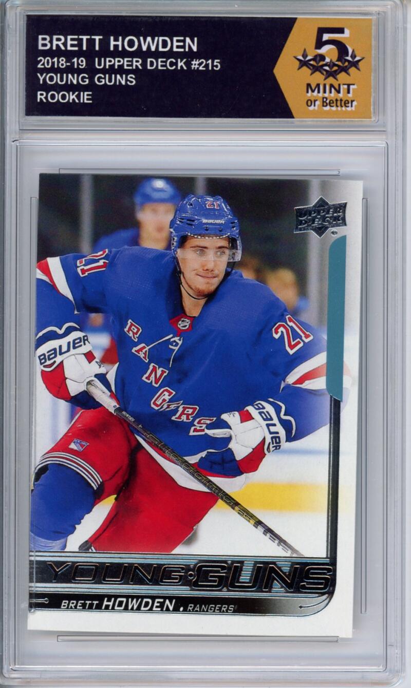 HCWPP - 2018-19 Upper Deck #215 Brett Howden YG Graded Rookie RC - 294215 Image 1