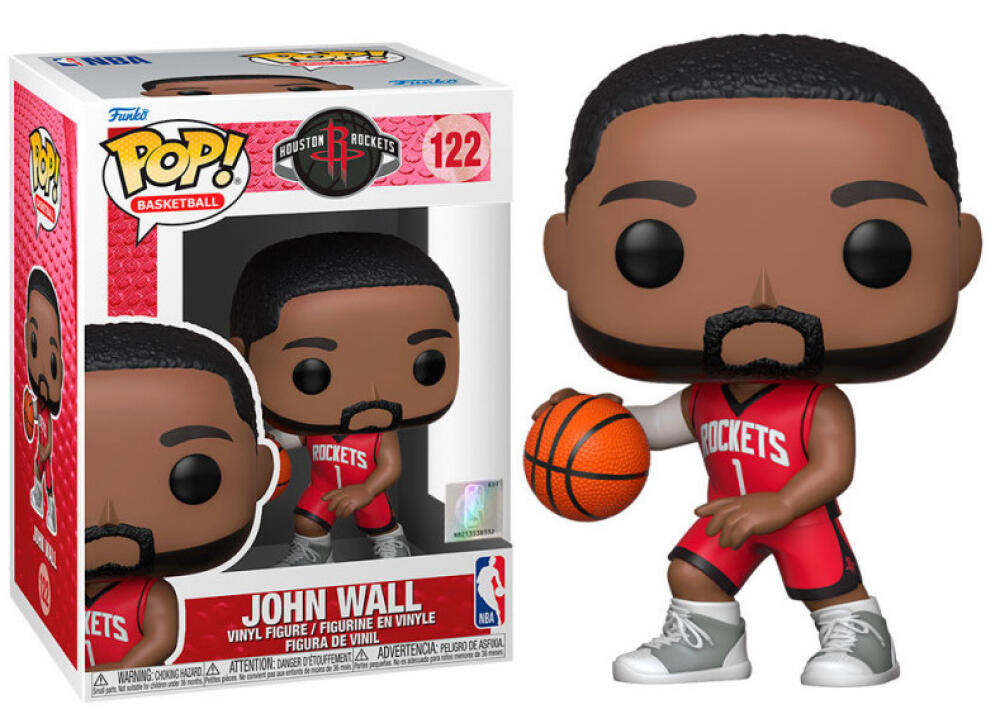 Funko Pop - 122 NBA Basketball - John Wall Houston Rockets Vinyl Figure Image 1