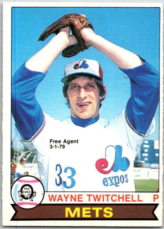 1979 OPC Baseball #18 Wayne Twitchell  Montreal Expos  V50290 Image 1