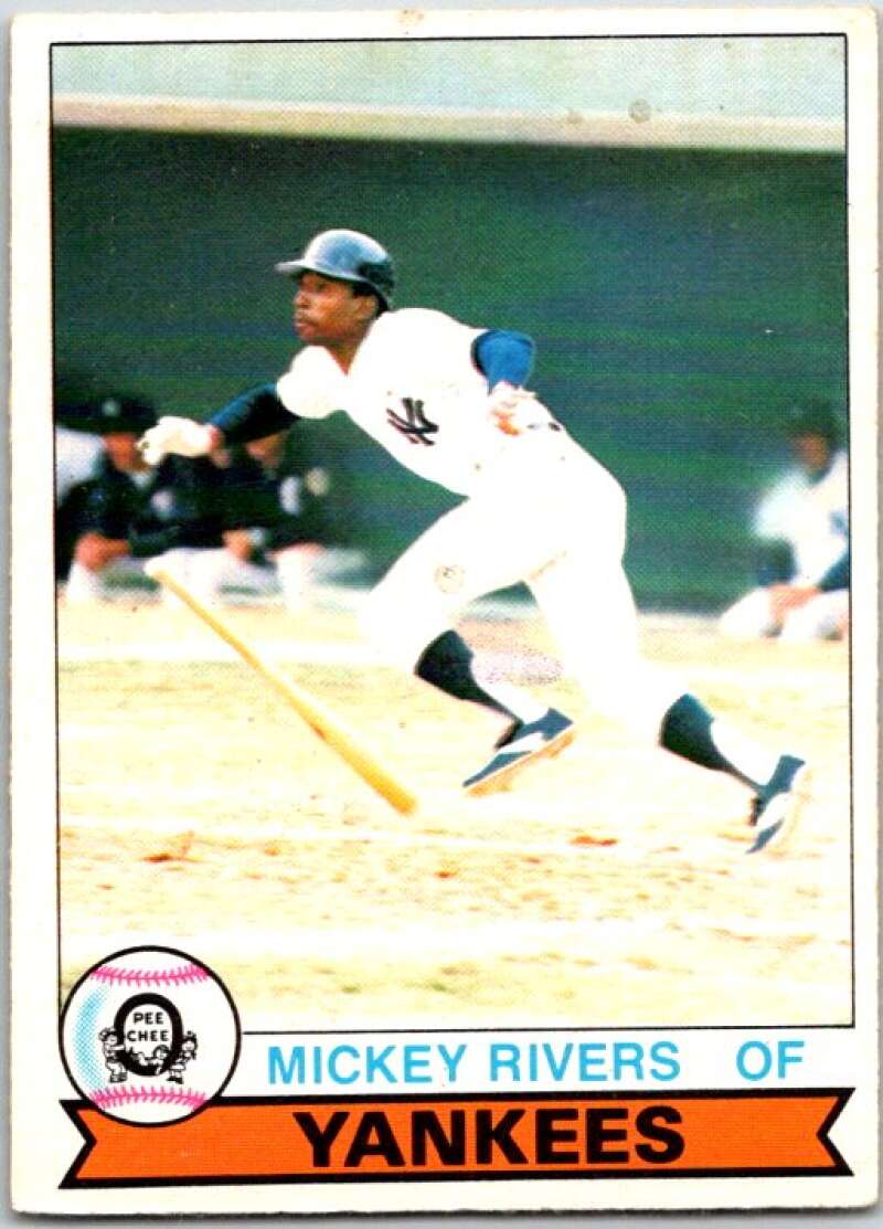 1979 OPC Baseball #24 Mickey Rivers New York Yankees V50297 Image 1