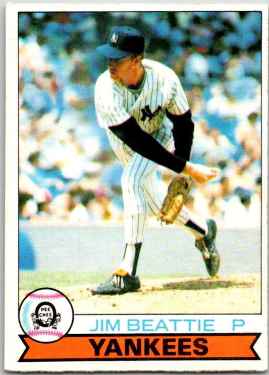 1979 OPC Baseball #86 Jim Beattie DP  New York Yankees  V50334 Image 1
