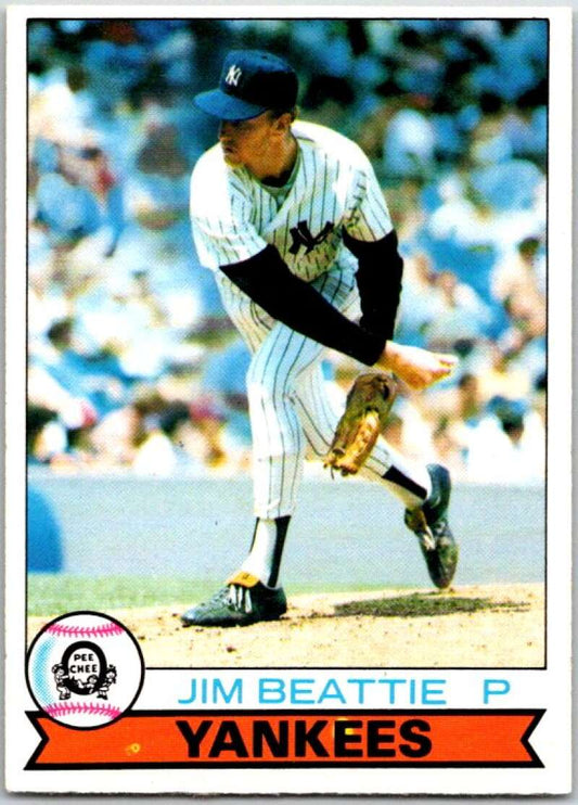 1979 OPC Baseball #86 Jim Beattie DP  New York Yankees  V50335 Image 1
