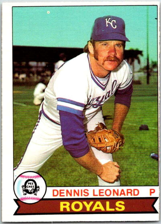 1979 OPC Baseball #109 Dennis Leonard  Kansas City Royals  V50354 Image 1