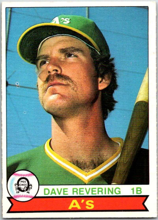 1979 OPC Baseball #113 Dave Revering  Oakland Athletics  V50358 Image 1