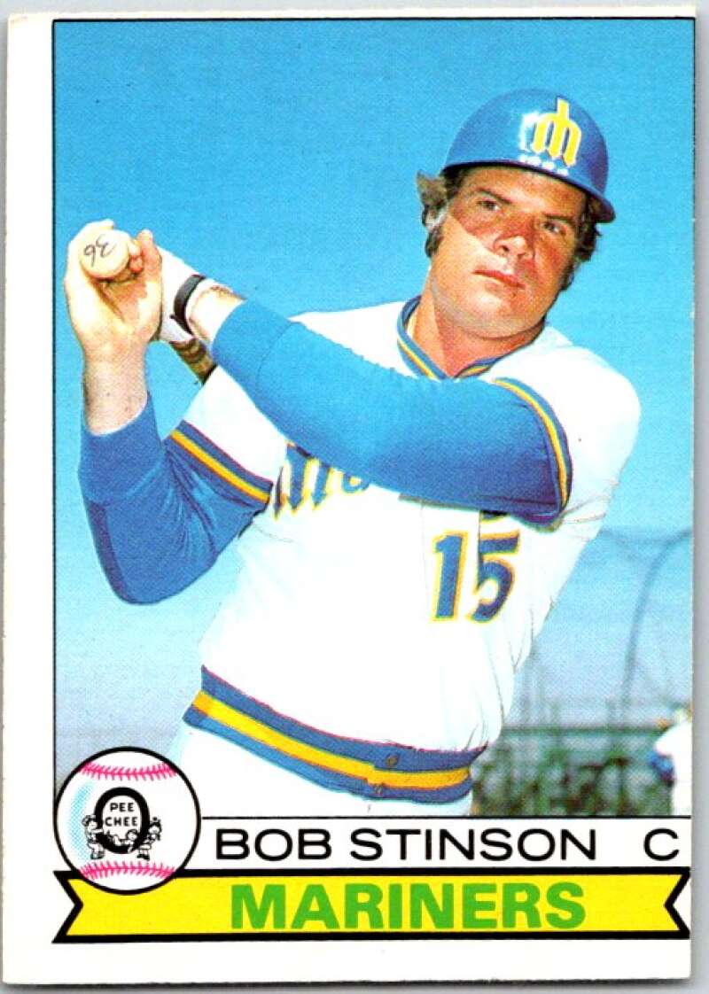 1979 OPC Baseball #126 Bob Stinson Seattle Mariners V50371 Image 1